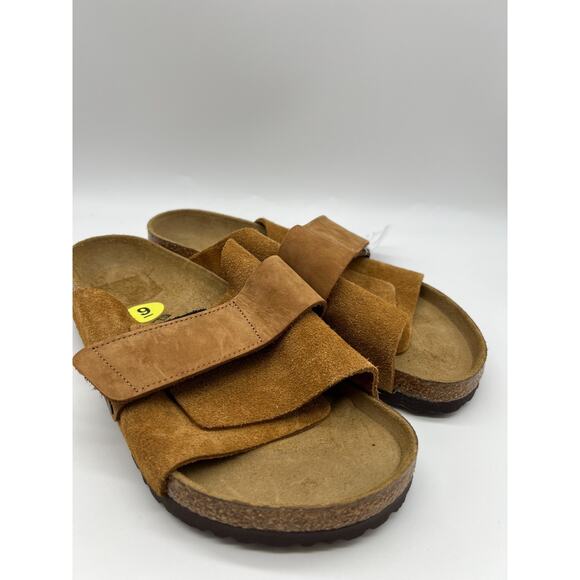 Birkenstock Kyoto Mink Nubuck Suede Leather Slides Men's Size 9 - Picture 11 of 16